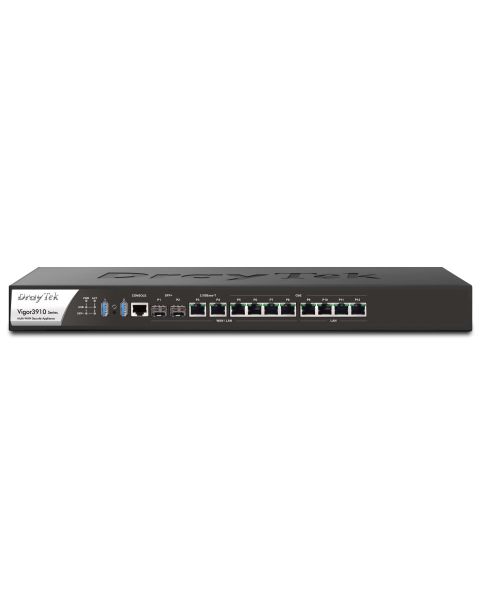 DrayTek Vigor 3910 wired router 10 Gigabit Ethernet Black, White