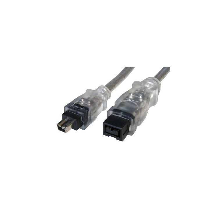 Cables Direct IEEE-100 FireWire cable 2 m 9-p 6-p Black