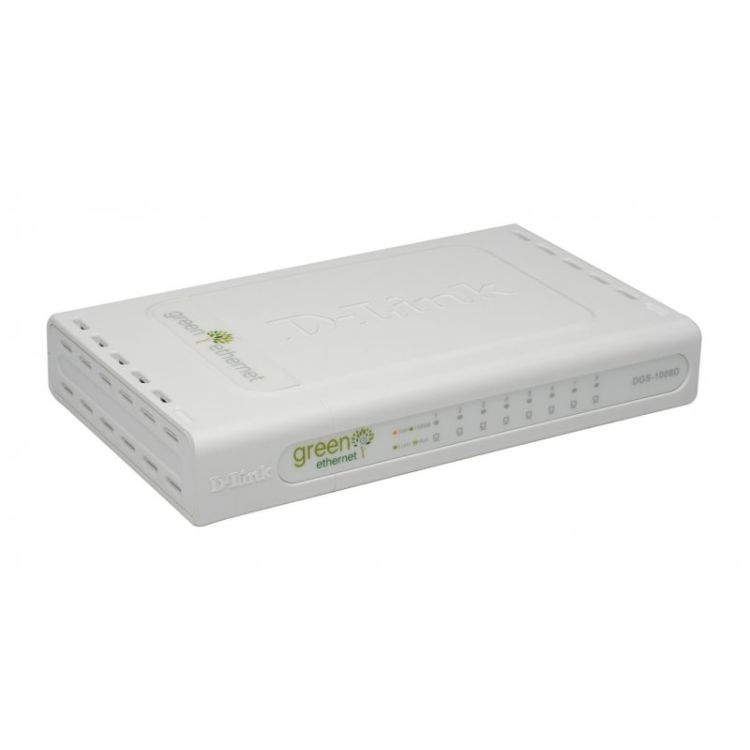 D-Link DGS-1008D/E network switch Unmanaged White