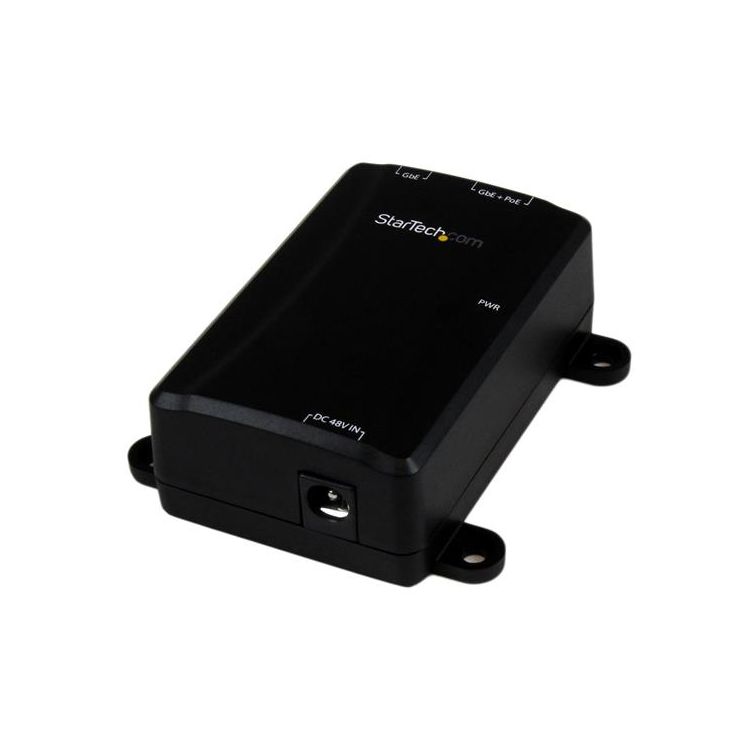 StarTech.com 1-Port Gigabit Midspan - PoE+ Injector - 802.3at and 802.3af