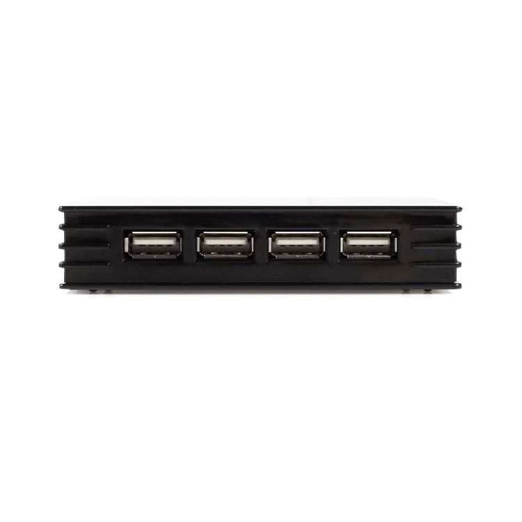 7 Port Black USB 2.0 Hub