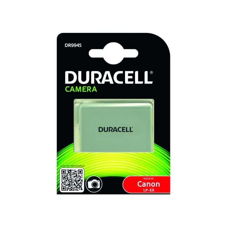 Duracell Camera Battery - replaces Canon LP-E8 Battery