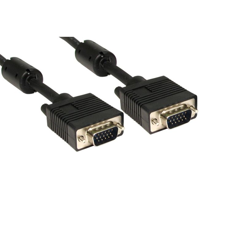 Cables Direct SVGA M/M 50m VGA cable VGA (D-Sub) Black