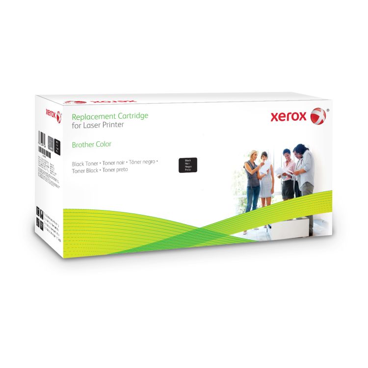 Xerox Black toner cartridge. Equivalent to Brother TN242BK. Compatible with Brother DCP-9017, DCP-9022, HL-3142, HL-3152, HL-3172, MFC-9142, MFC-9332, MFC-9342