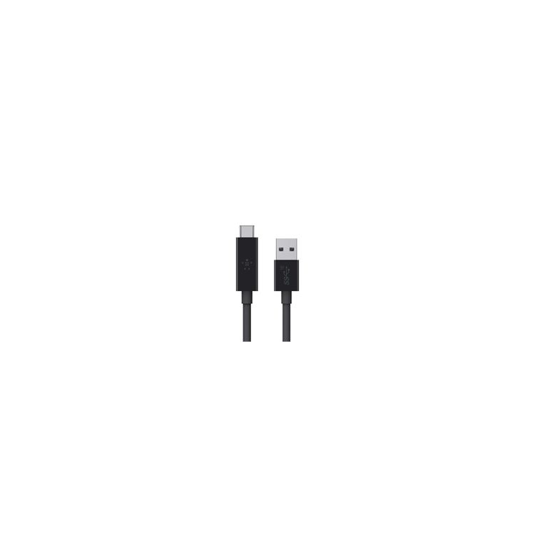 Belkin USB-A - USB-C, 0.9m USB cable USB 3.2 Gen 2 (3.1 Gen 2) USB A USB C Black