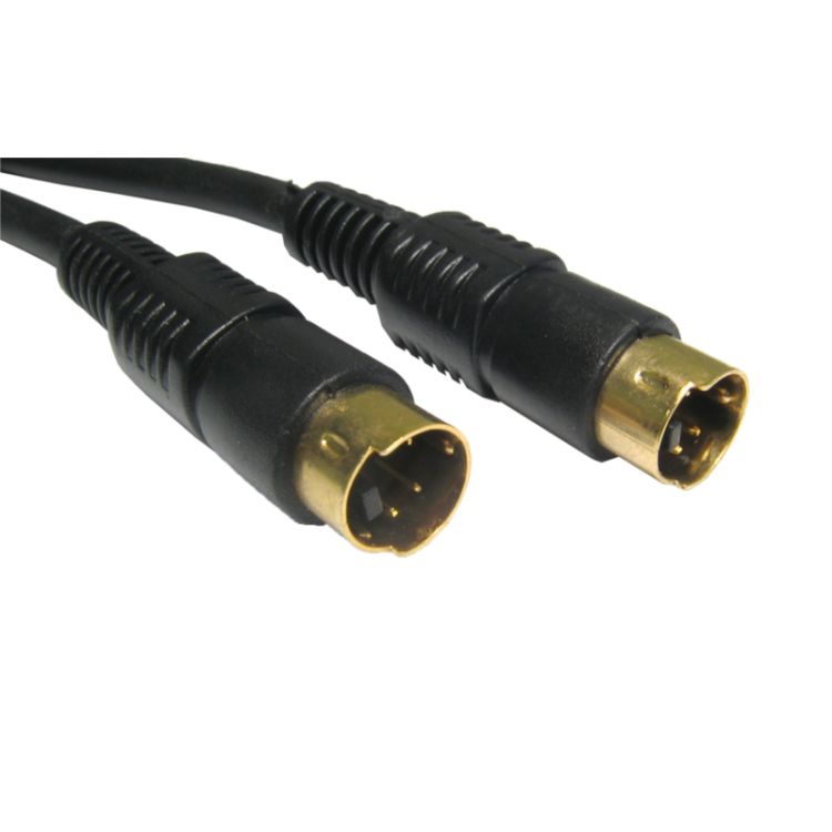 Cables Direct S-Video 20m S-video cable S-Video (4-pin) Black