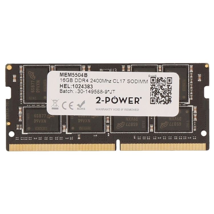 2-Power 16GB DDR4 2400MHz CL17 SODIMM Memory - replaces KN.16G07.018