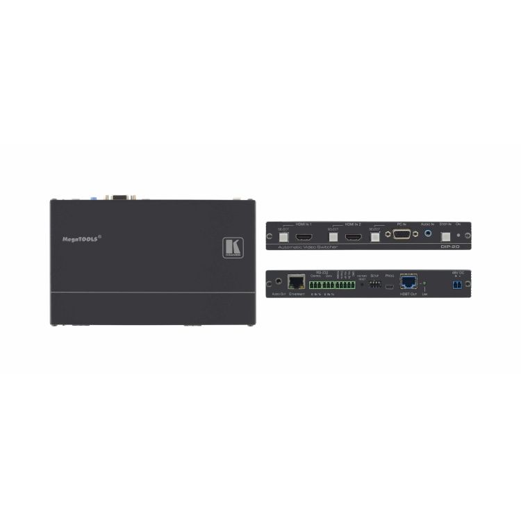 Kramer Electronics DIP-20 AV extender AV transmitter Black