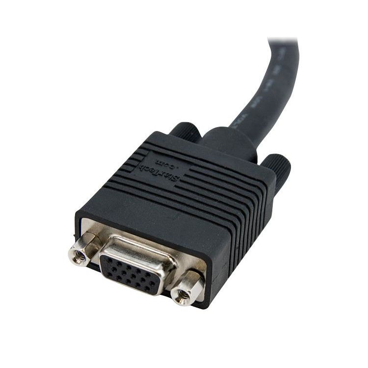 10m Coax High Resolution Monitor VGA Video Extension Cable - HD15 M/F