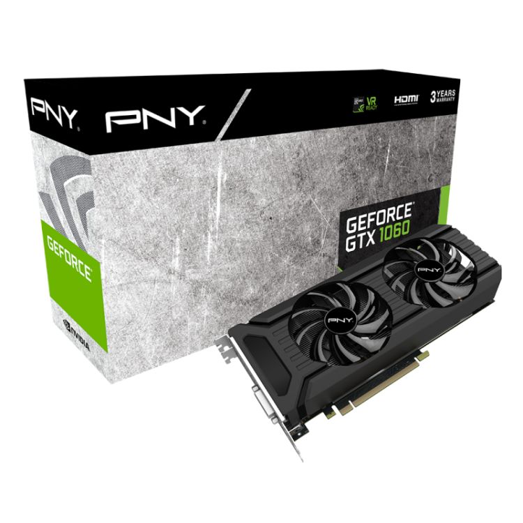 PNY GF1060GTX3GEPB graphics card GeForce GTX 1060 3 GB GDDR5