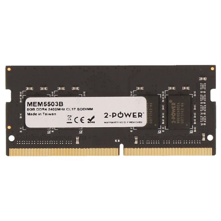 2-Power 8GB DDR4 2400MHz CL17 SODIMM Memory - replaces Z4Y85AA