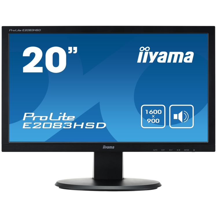 iiyama ProLite E2083HSD-B1 LED display 49.5 cm (19.5
