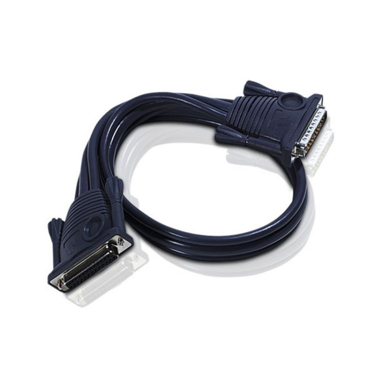 ATEN 2L1701 serial cable Black 1.8 m DB-25