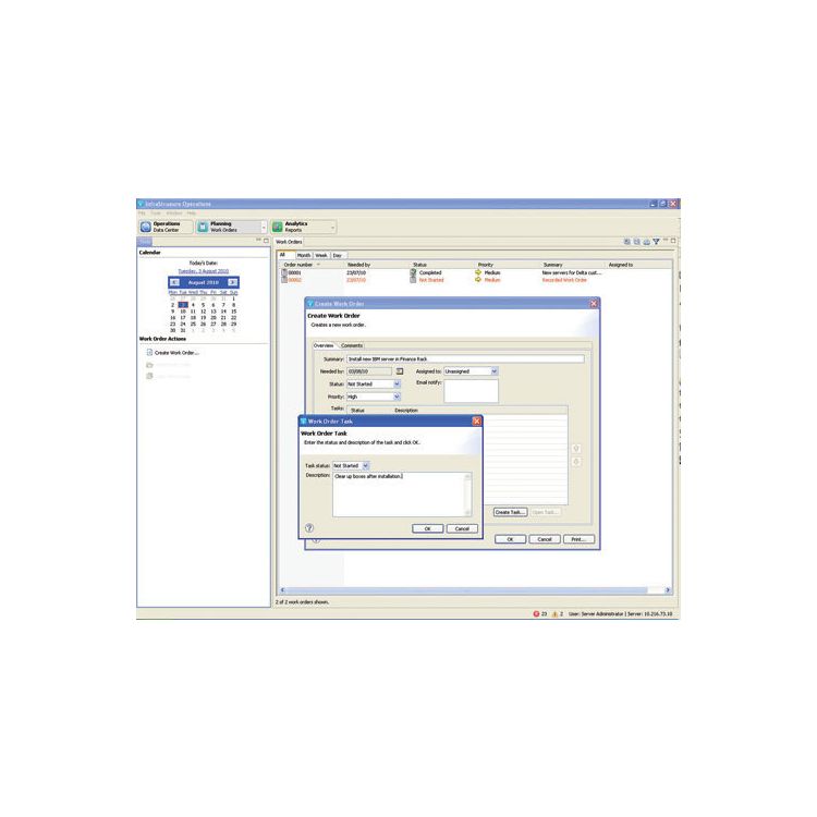 Data Center Operation: Change 10 Rack License