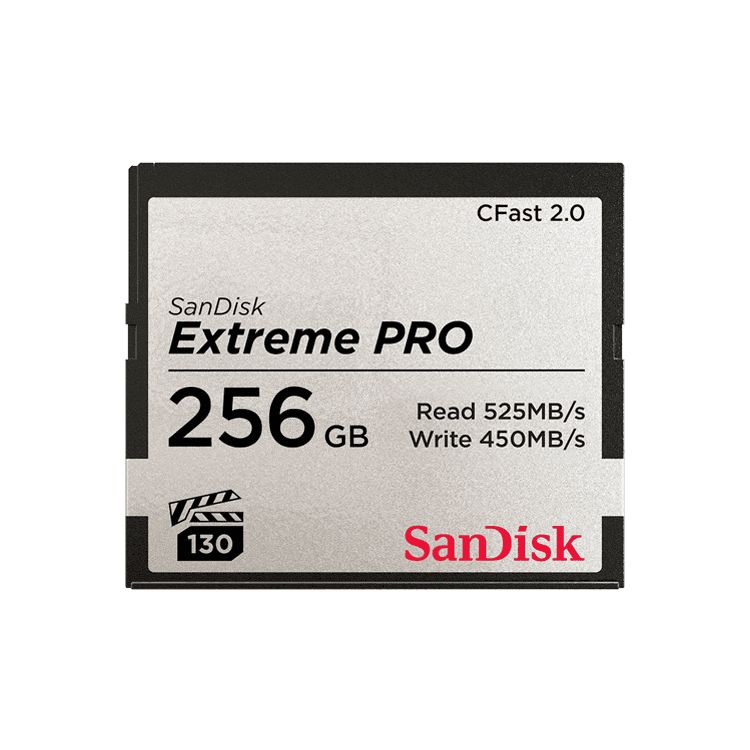 SanDisk Extreme Pro 256 GB CFast 2.0