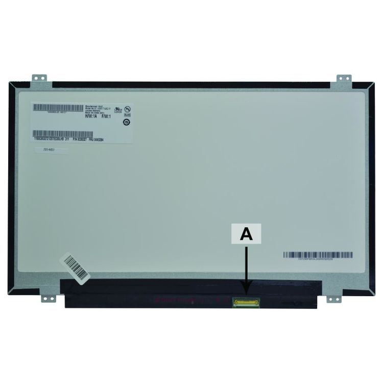 2-Power 14.0 HD+ 1600x900 LED Matte Screen - replaces 00JT202