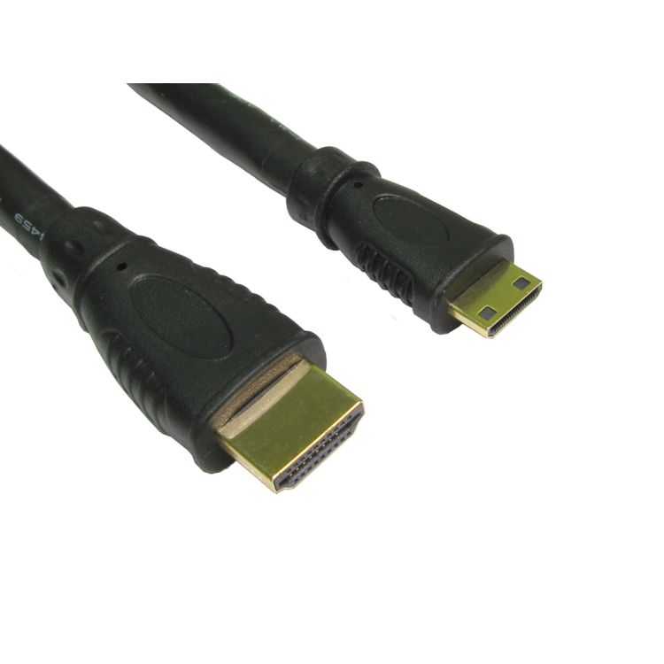 Cables Direct HDMI - HDMI Mini C 1m HDMI cable HDMI Type A (Standard) HDMI Type C (Mini) Black