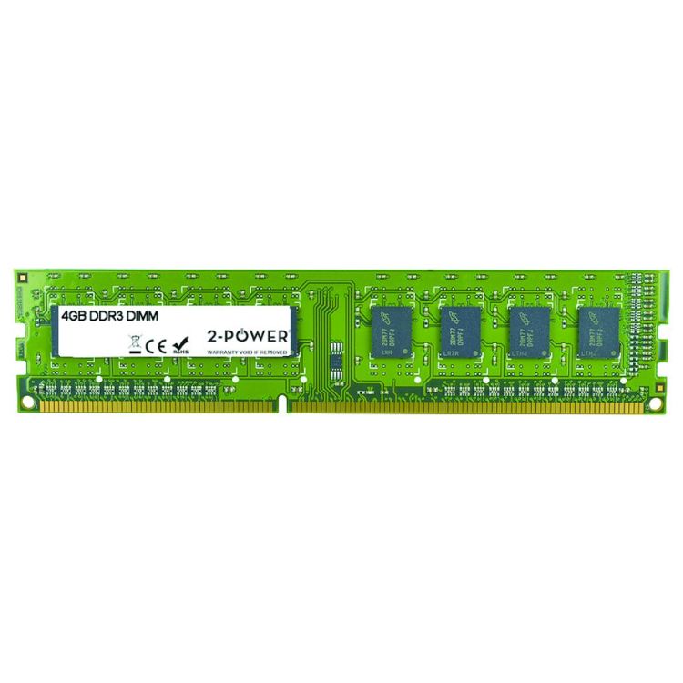 2-Power 4GB MultiSpeed 1066/1333/1600 MHz DIMM Memory - replaces KTD-XPS730CS/4G