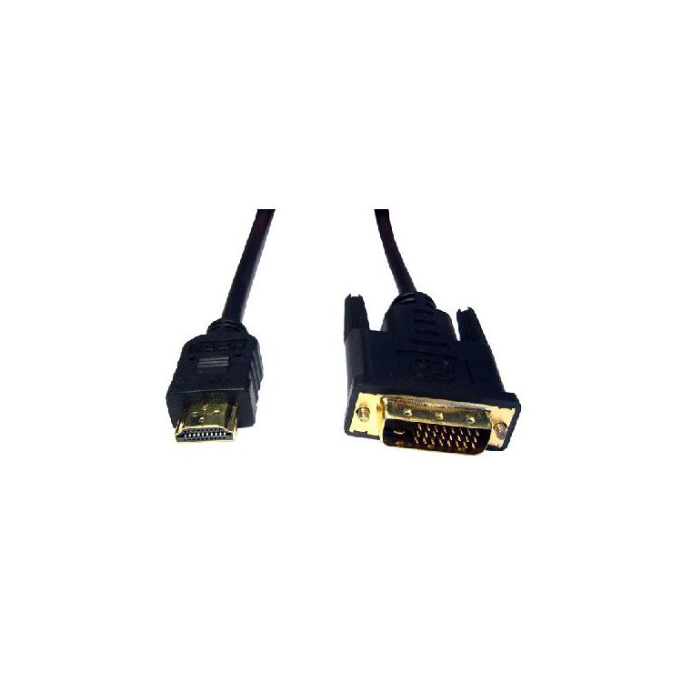 Cables Direct 10m HDMI-DVI-D Black