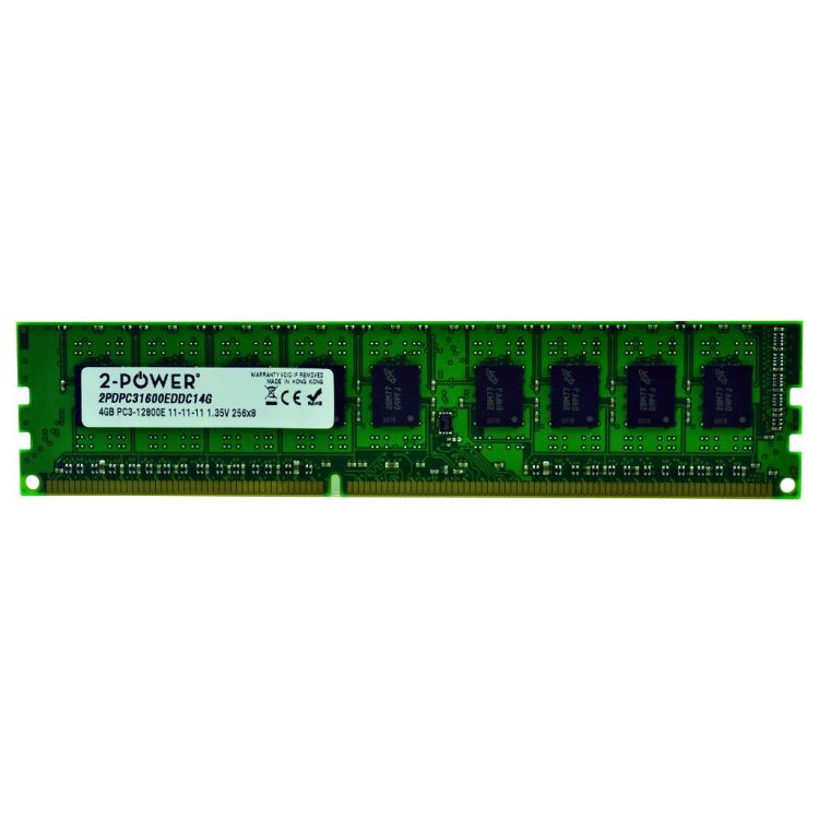 2-Power 4GB DDR3L 1600MHz ECC + TS UDIMM Memory - replaces KTH-PL316ES/4G