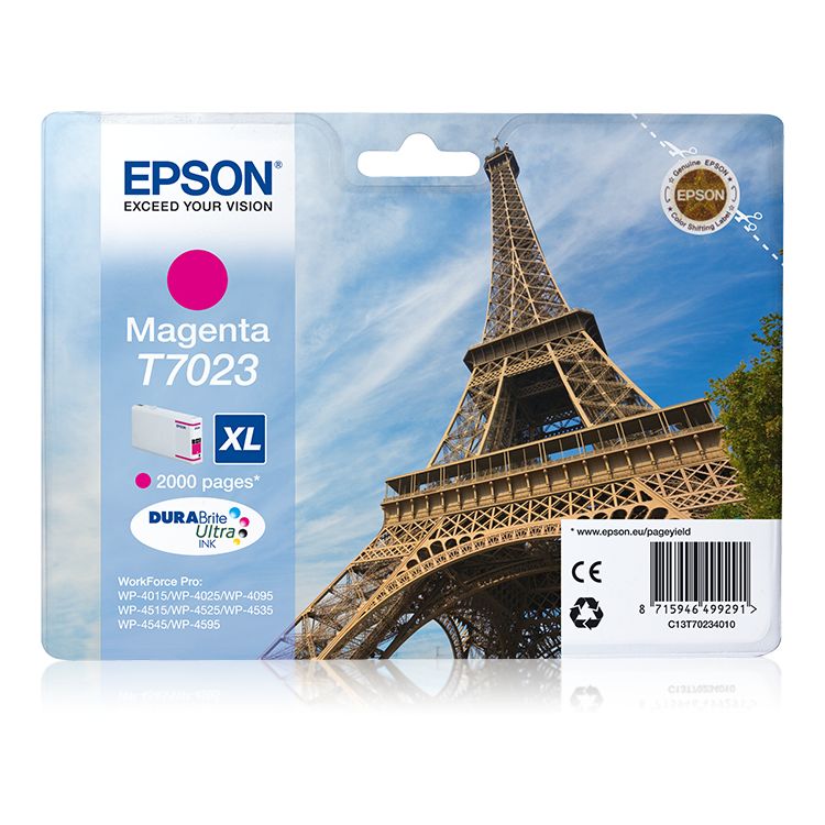 Epson Eiffel Tower Ink Cartridge XL Magenta 2k