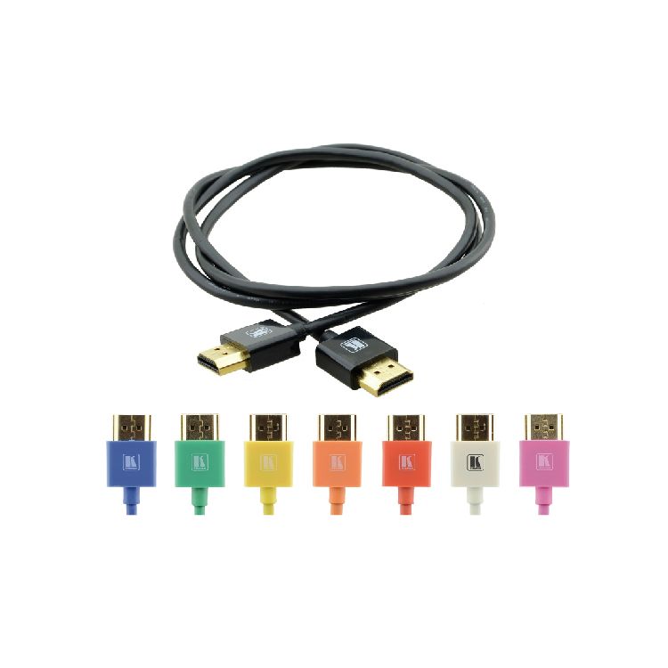 Kramer Electronics 0.9m HDMI m/m HDMI cable HDMI Type A (Standard) Orange