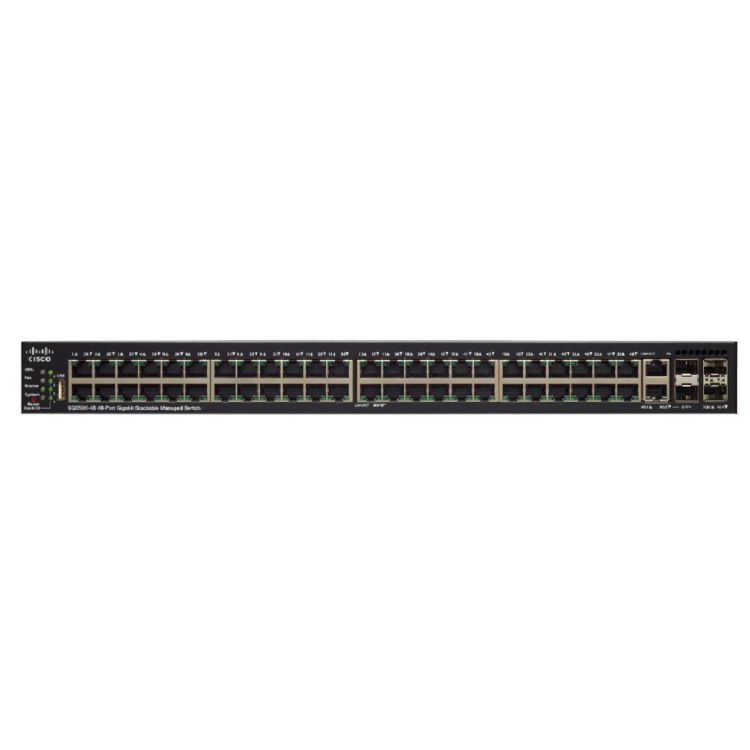 Cisco SG550X-48 Managed L3 Gigabit Ethernet (10/100/1000) 1U Black, Grey