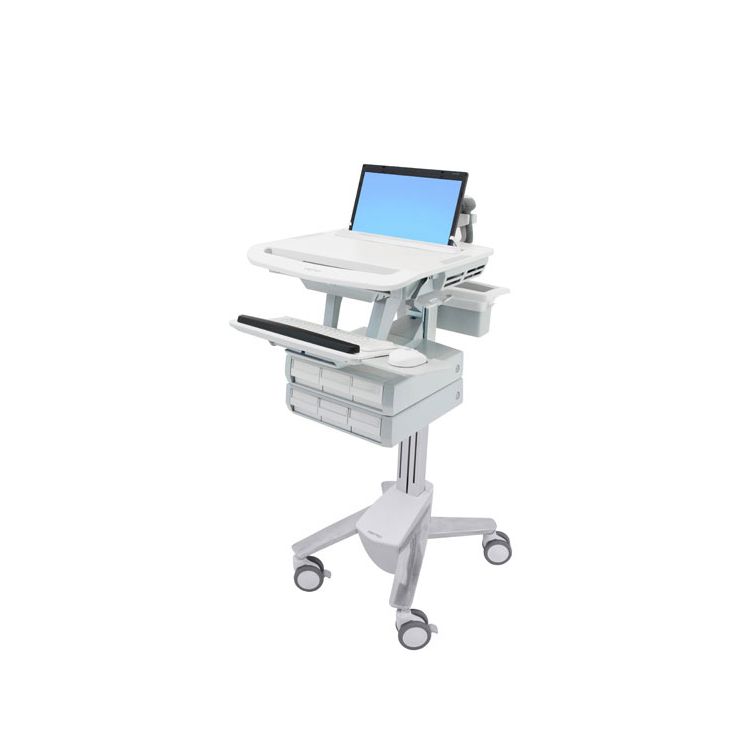 Ergotron StyleView Multimedia cart Aluminium,Grey,White Notebook