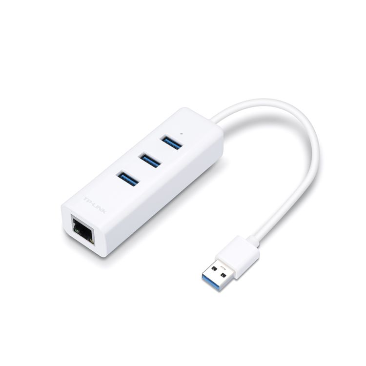 TP-Link UE330 laptop dock/port replicator Wired USB 3.2 Gen 1 (3.1 Gen 1) Type-A White