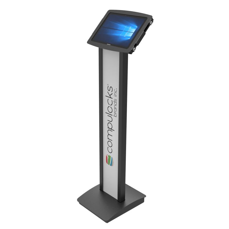 Compulocks K/BrandMe Floor Stand Secure Kiosk Black Tablet Multimedia stand