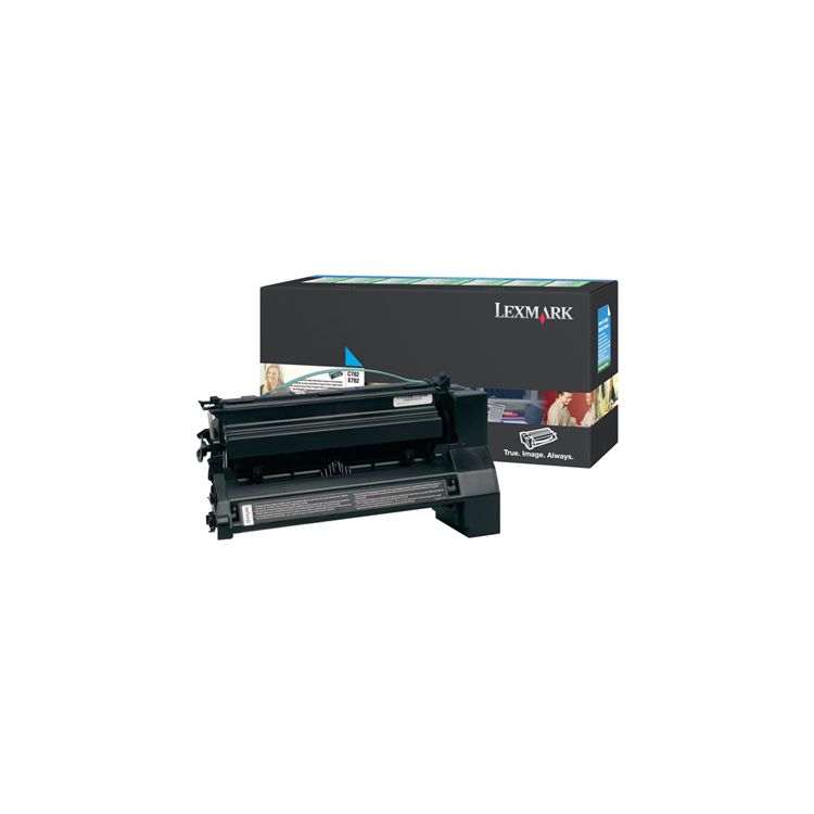 Lexmark C782 Cyan Extra High Yield Return Program Print Cartridge Original