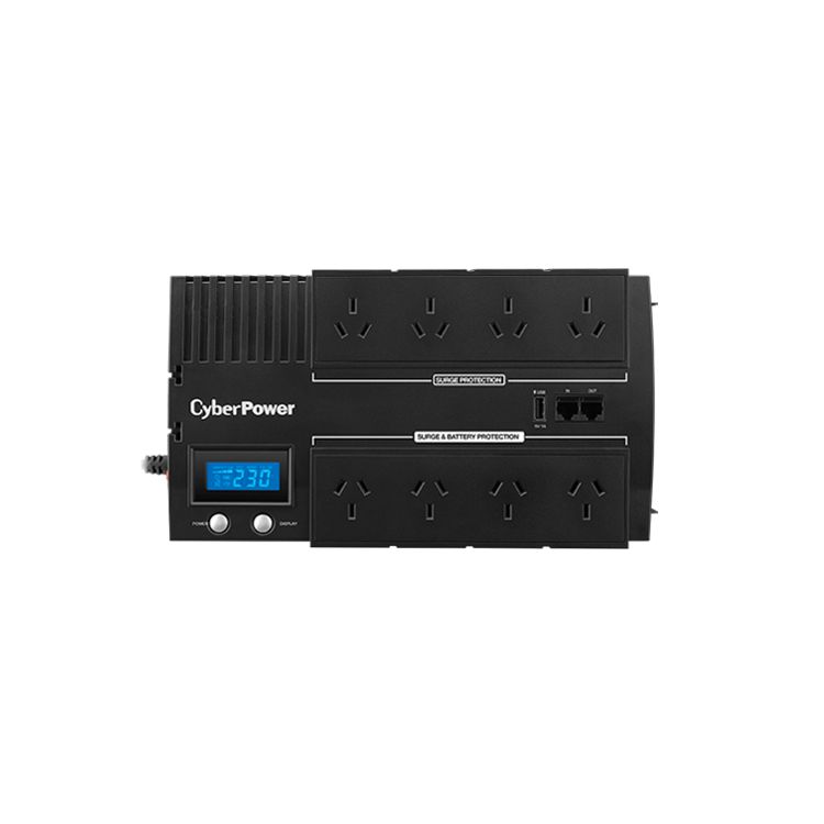 CyberPower BR700ELCD uninterruptible power supply (UPS) 700 VA 6 AC outlet(s) Line-Interactive