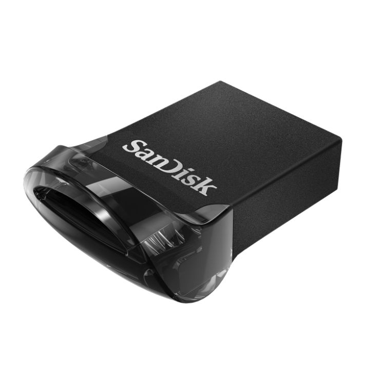 SanDisk Ultra Fit USB flash drive 128 GB USB Type-A 3.2 Gen 1 (3.1 Gen 1) Black
