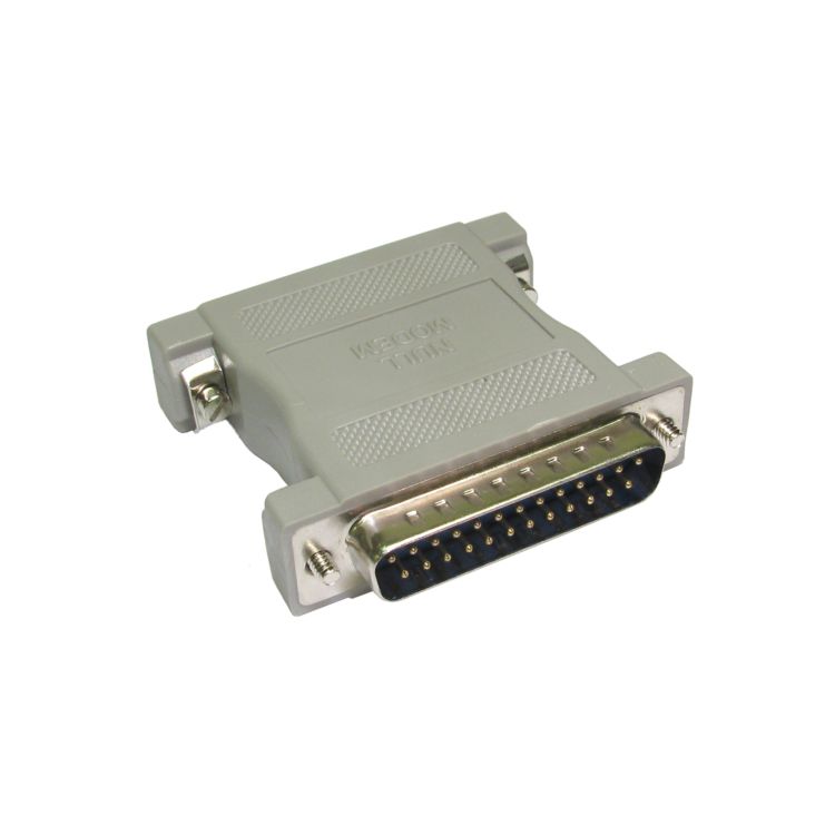 NULL MODEM D25 MALE - FEMALE - ROHS