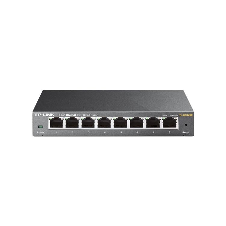 TP-Link TL-SG108E network switch Managed L2 Gigabit Ethernet (10/100/1000) Black