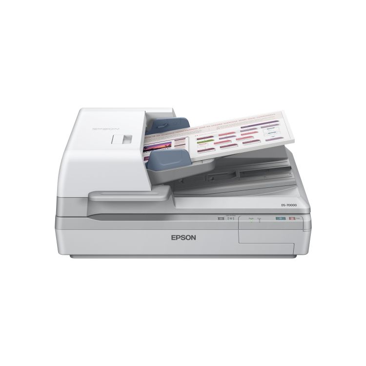 Epson WorkForce DS-70000 Flatbed & ADF scanner 600 x 600 DPI A3 White