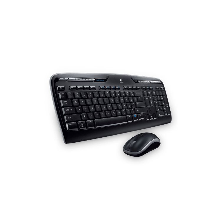 Logitech MK320 keyboard Mouse included RF Wireless ĄŽERTY Lithuanian Black