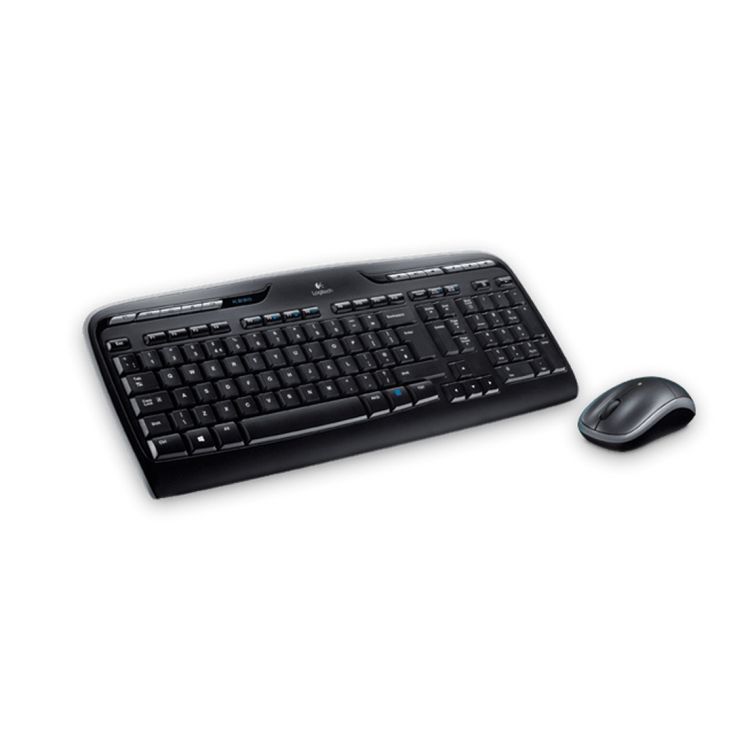 Logitech MK320 RF Wireless ĄŽERTY Lithuanian Black