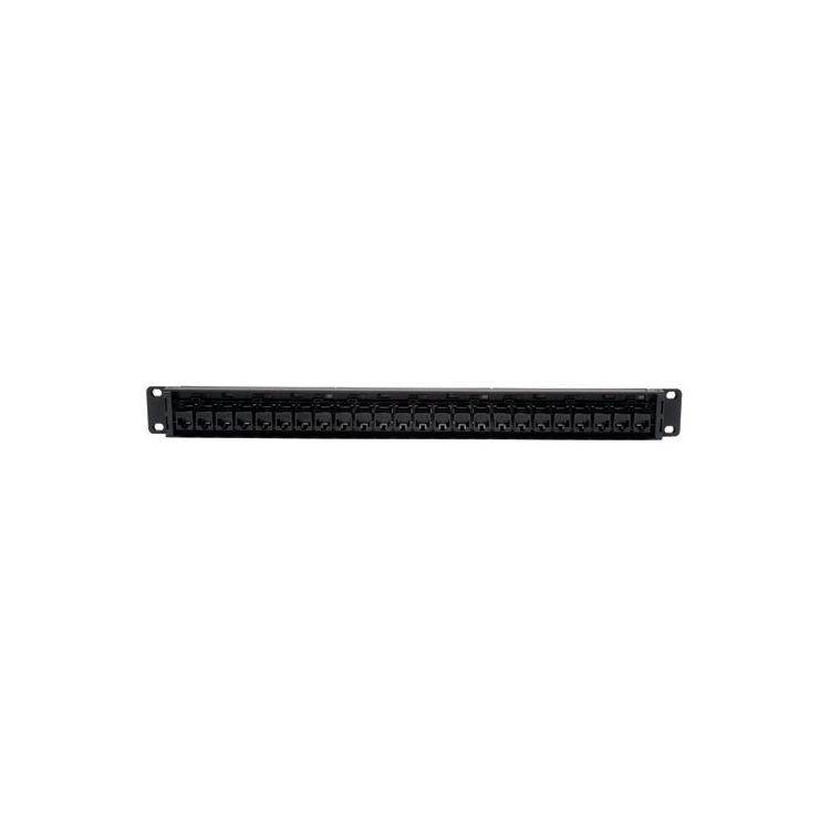 Tripp Lite 24-Port 1U Rack-Mount Cat6/Cat5 Feedthrough Patch Panel, RJ45 Ethernet