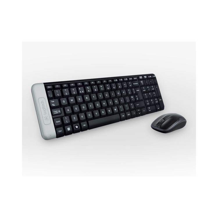 Logitech MK220, POR RF Wireless Portuguese Black