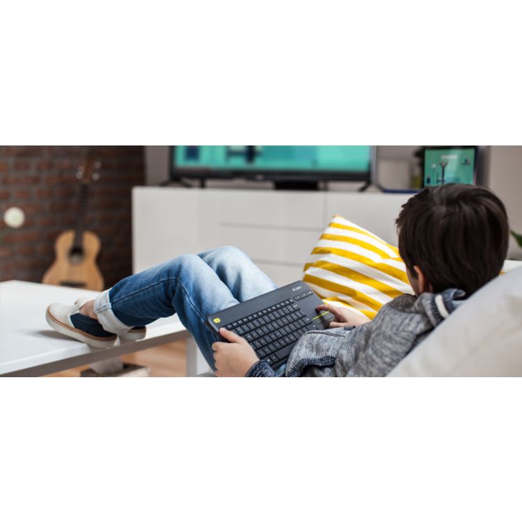 Logitech K400 Plus RF Wireless QWERTZ German Black