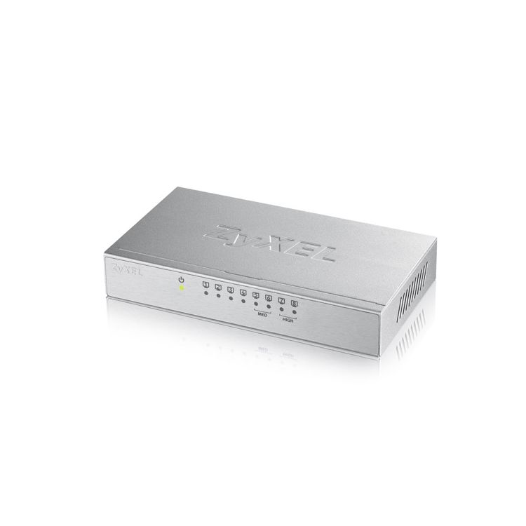 Zyxel GS-108B v3 Unmanaged Gigabit Ethernet (10/100/1000) Silver
