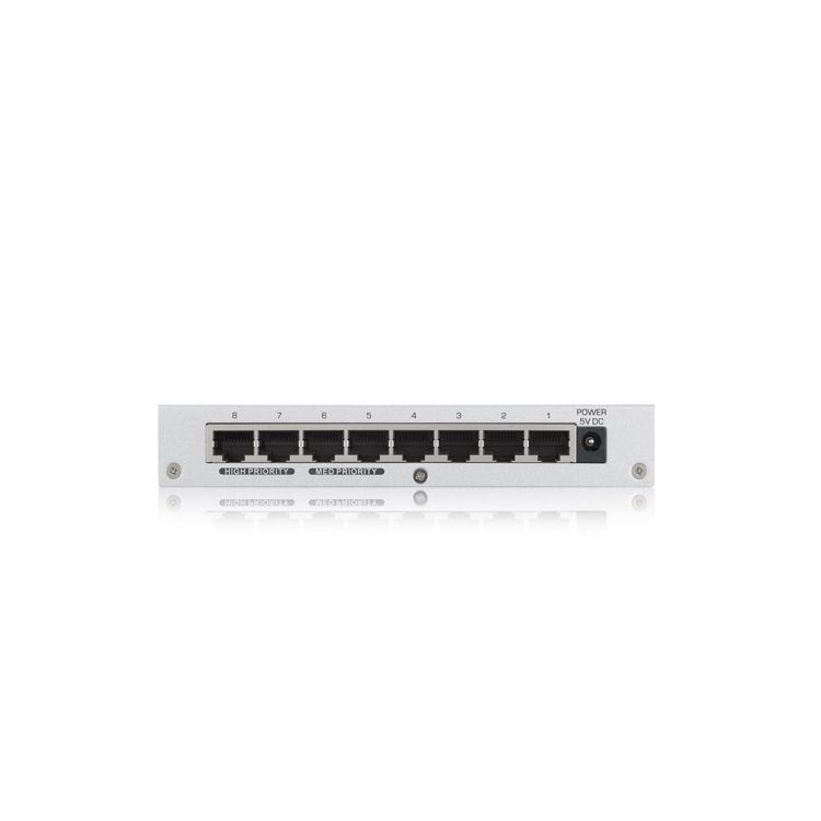 ZyXEL GS-108B v3 Unmanaged Gigabit Ethernet (10/100/1000) Silver