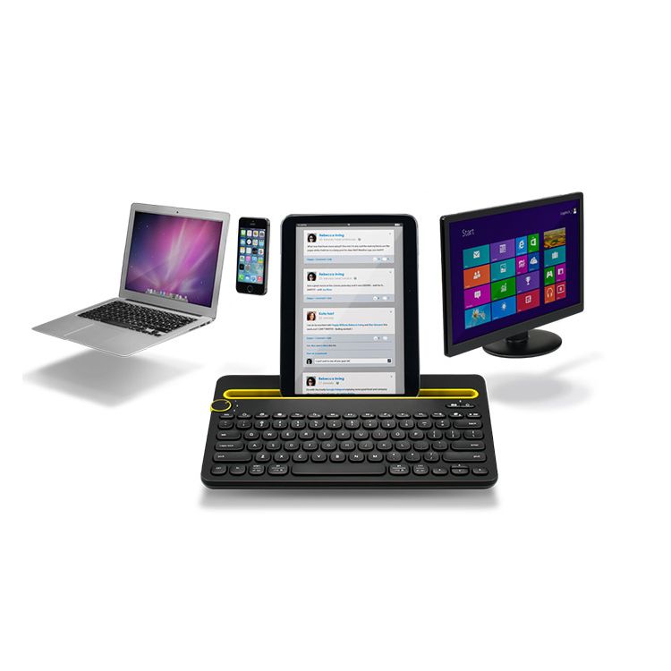 Logitech K480 Bluetooth QWERTZ German White