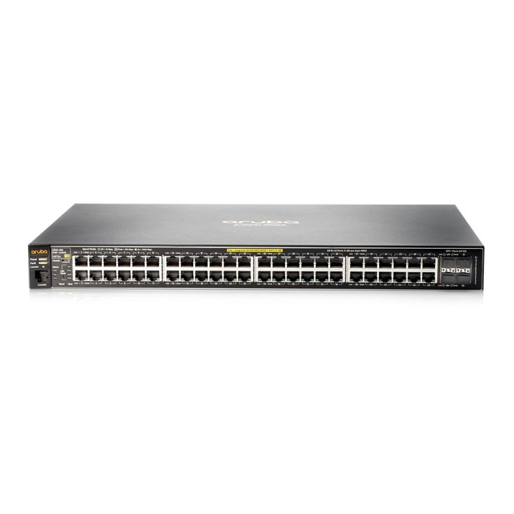 HPE Aruba Networking Aruba 2530 48G PoE+ Managed L2 Gigabit Ethernet (10/100/1000) Power over Ethernet (PoE) 1U Black