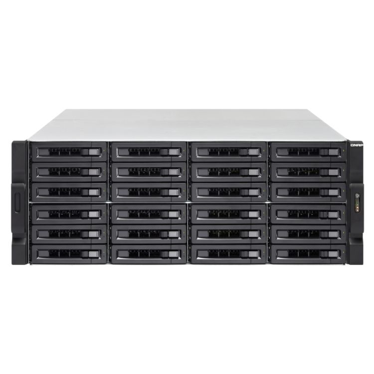 QNAP TVS-2472XU-RP NAS Rack (4U) Intel® Core™ i5 i5-8500 8 GB DDR4 0 TB QNAP Turbo System Black