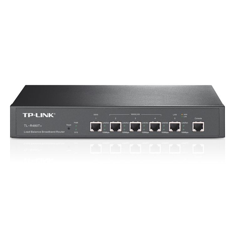 TP-LINK TL-R480T+ wired router Fast Ethernet Grey