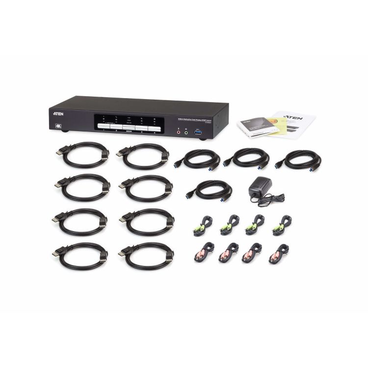 4-PrtUSB3 4KDisplayPrtDualDispKVMPSwitch