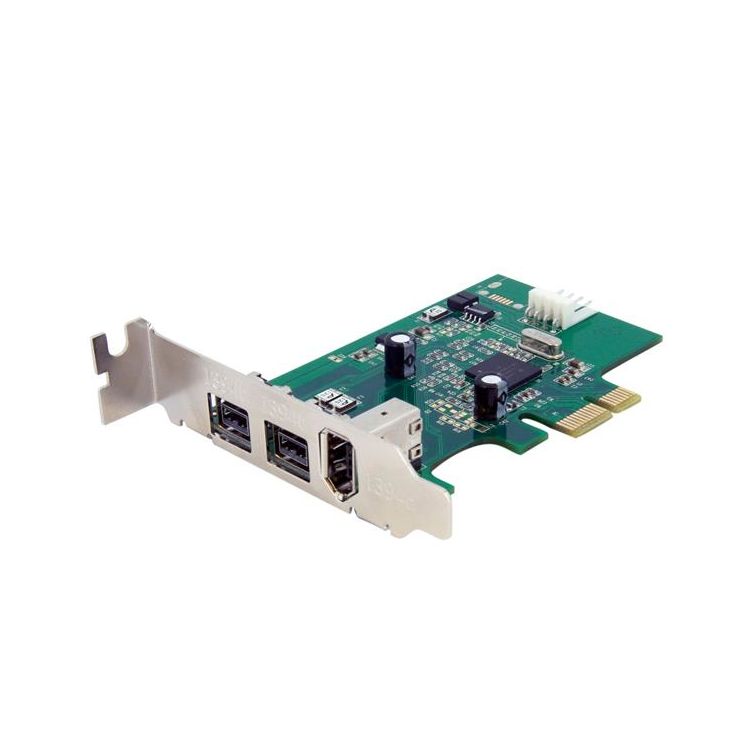 StarTech.com 3 Port 2b 1a Low Profile 1394 PCI Express FireWire Card Adapter