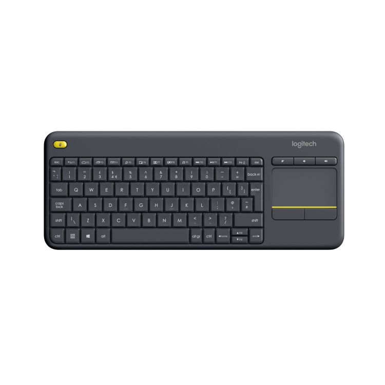 Logitech K400 Plus keyboard RF Wireless QWERTY Italian Black